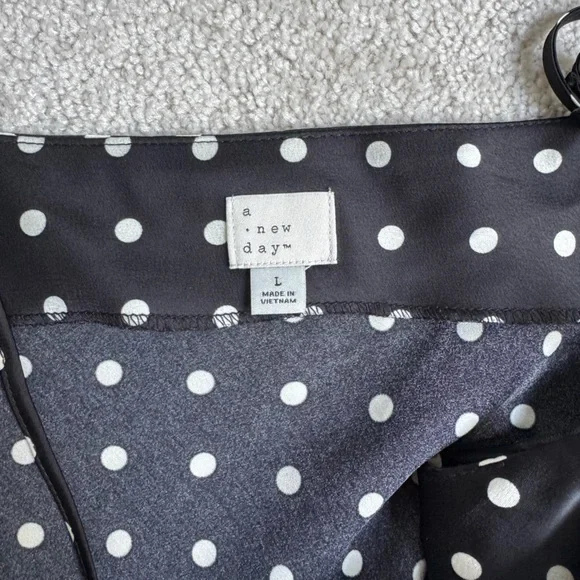 a new day Black Dress with White Dots - Picture 3 of 3